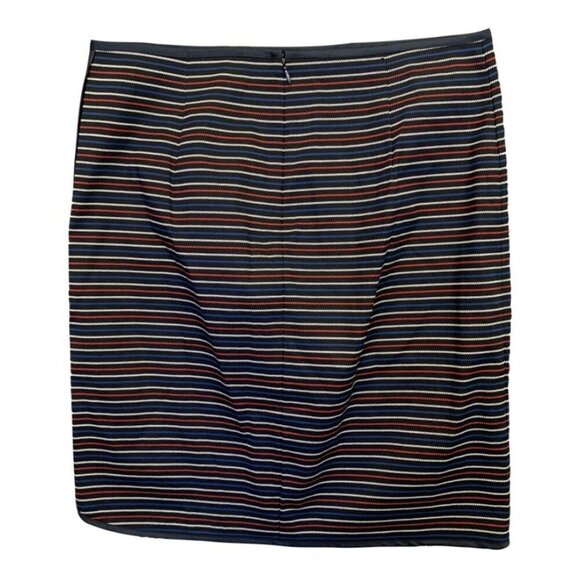 Tommy Hilfiger Womens Straight Striped Multicolor Skirt Back Zip Size 4 - Picture 2 of 9